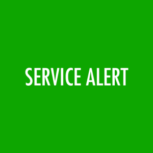 Service Alert Banner