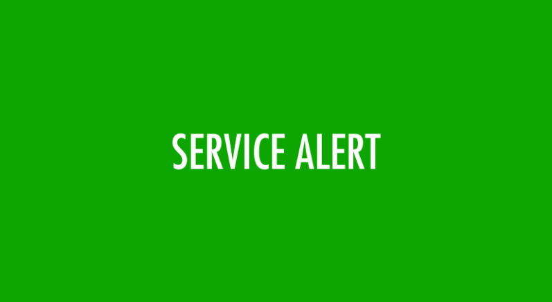 Service Alert Banner